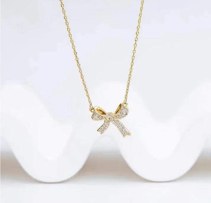 Romantic Bowknot Zircon Ring ✨