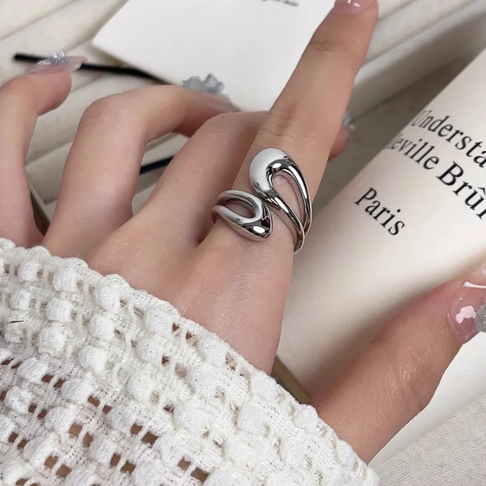 Retro Colorful Drip Glaze Ring ✨