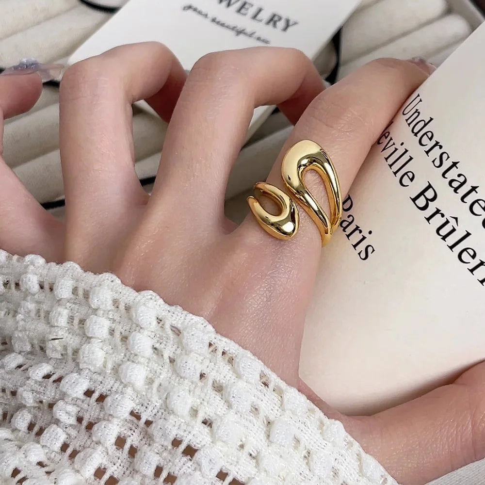 Retro Colorful Drip Glaze Ring ✨